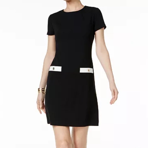 Tommy Hilfiger Black Shift Dress - Picture 1 of 5